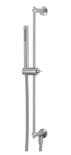 Waterevolution S22 Directional sliding shower rail with outlet, flexible and handshower Stainless steel T4661IE