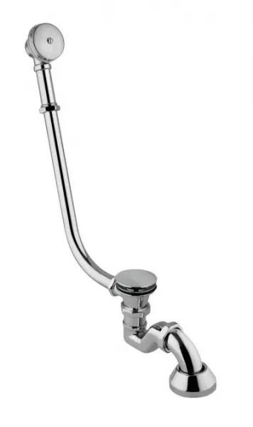 PB bath drain with push to open plug for freestanding bathtub chrome 1208677022