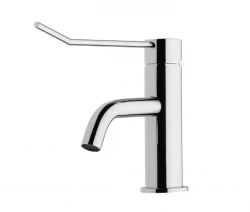 Waterevolution Flow Washbasin hospital mixer with automatic stop & go valve Chrome T11101