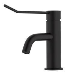 Waterevolution Flow Washbasin hospital mixer with automatic stop & go valve Black T111PR