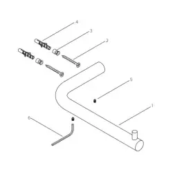 Waterevolution Flow Roll holder Stainless steel A130IE