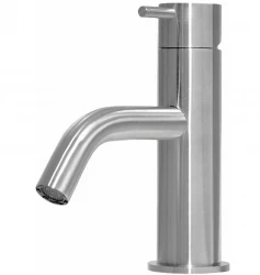 Waterevolution Flow low basin mixer stainless steel T110IE