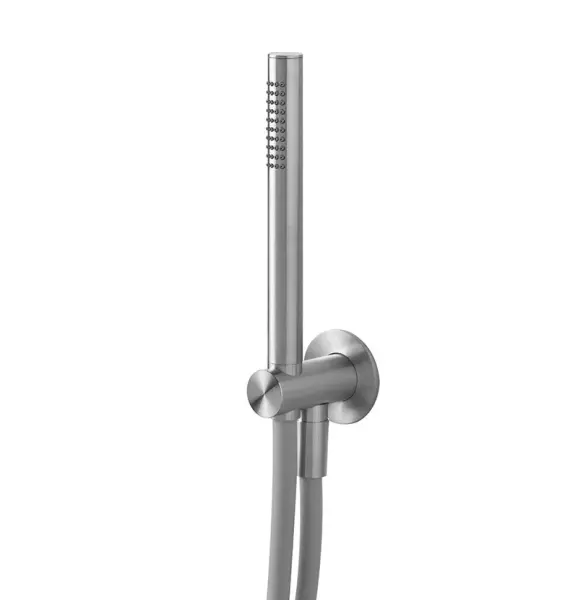 Waterevolution Flow Shower holder with outlet, flexible and handshower Stainless steel T1621IE