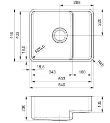 Reginox Niagara complete luxury one and a half stainless steel kitchen sink B19N3LLU06LDS R25789