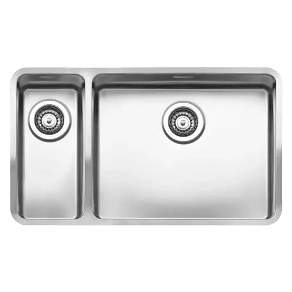 Reginox Ohio 18x40 + 50x40 double stainless steel kitchen sink B09H8LLU08RDM.1 R15704