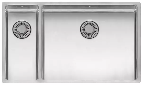 Reginox New York 1.5 stainless steel kitchen sink 18x40 + 50x40 T09T7LLU08GDS R27790