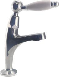 PB Classic washbasin tap with white lever cold water small model chrome 1208854162