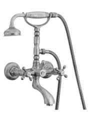 PB Classic tap surface mounted bath mixer set with power knobs Chrome including hand shower 1208855152