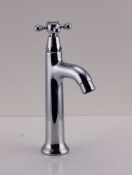 PB classic washbasin tap with star handle cold water chrome 1208855532