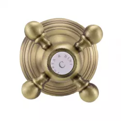 PB classic faucet built-in shut-off valve with star knob Bronze 1208855572