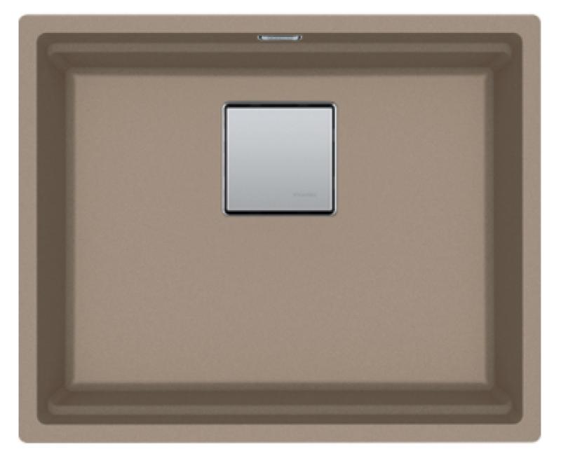 Franke Kubus KNG 110.52 kitchen sink 52x42 taupe granite undermount 125.0512.505