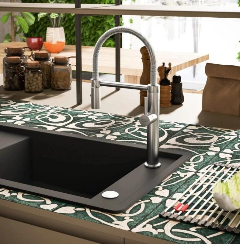 Franke Pescara Semi Pro L Keukenkraan flexibele uitloop rvs 115.0472.960