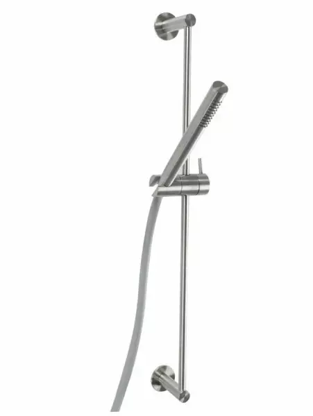 Waterevolution Flow sliding shower rail set with hand shower 800mm stainless steel T1661IE