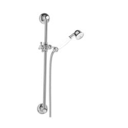 PB Classic Sliding shower rail Set with hand shower and shower hose chrome 1208899062