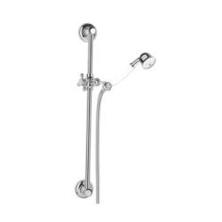 PB Classic Sliding shower rail set with hand shower and shower hose bronze 1208899072