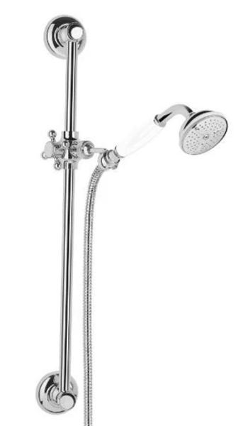 PB classic shower bar set with hand shower and shower hose chrome 1208899092