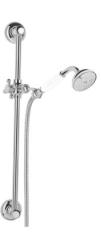 PB classic Sliding rail set with hand shower and shower hose bronze 1208899102