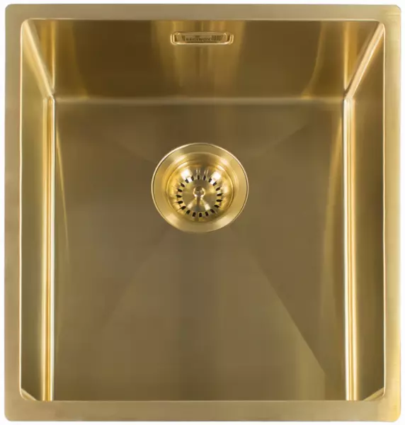 Reginox Miami 4040 OKG stainless steel kitchen sink PVD Gold 40x40 L7682 R30714