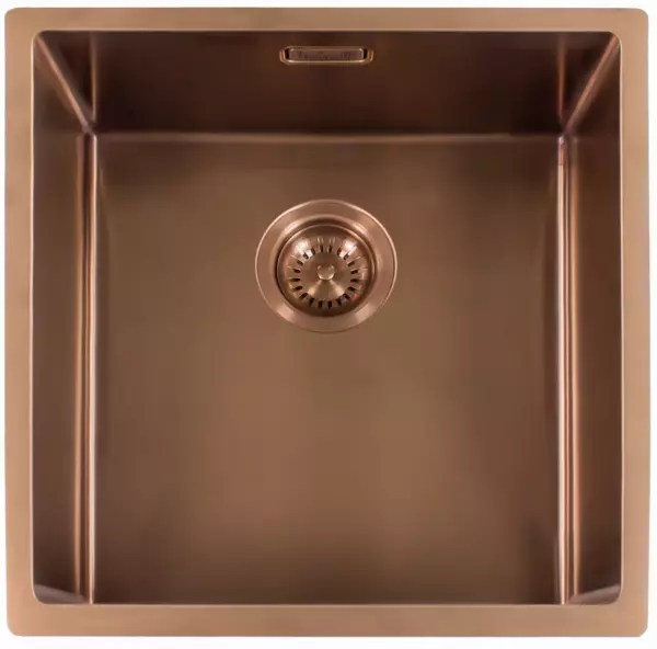 Reginox Miami 5040 OKG stainless steel kitchen sink copper color PVD Copper 50x40 L7684 R30738