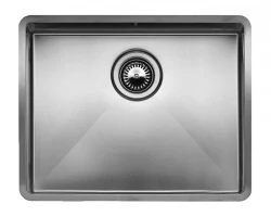 Reginox Florida stainless steel kitchen sink flush-mounted inset and undermount 55x40cm L6424 R30783