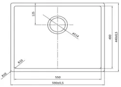 Lorreine 55R Luxury stainless steel kitchen sink 55x40 cm flush-mounted undermount ans inset 1208912462