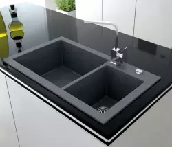 Reginox Amsterdam 10 Regi-granite kitchen sink anthracite inset R30929