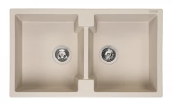 Reginox Amsterdam 20 Regi-granite double kitchen sink cafe inset R31025