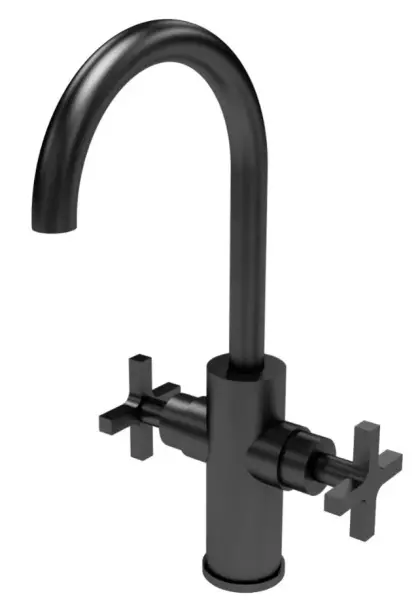 Waterevolution Cruz washbasin tap matt black 1208916872 TMIC2MUPR