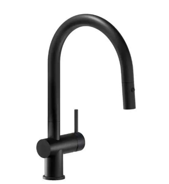 Reginox Flint black chrome with pull-out spout kitchen tap K1035K R31667