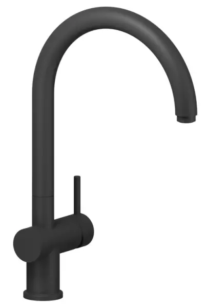 Reginox Yampa kitchen tap with swivel spout matt black K1055K R31704