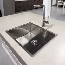 Lorreine SP series stainless steel kitchen sink 17x40 cm flush mounted undermount and inset 1208920488