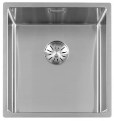 Lorreine 34SP stainless steel kitchen sink 34x40 cm flush mounted inset and undermount 1208920504