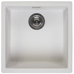 Reginox Amsterdam 40 Regi granite kitchen sink white undermount and inset R32305