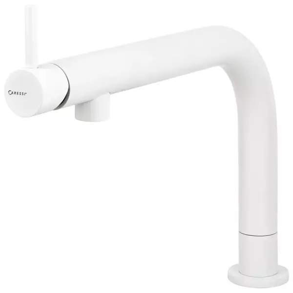 CARESSI White Line stainless steel single lever kitchen mixer tap CA109WH ECO 1208920613