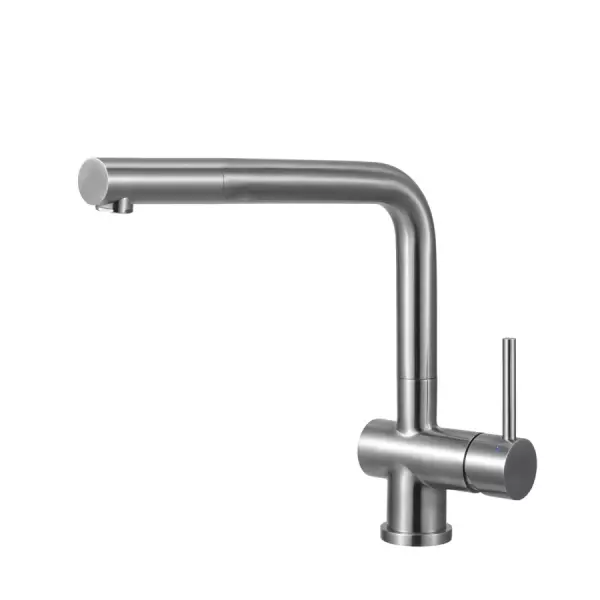 CARESSI Stainless steel single lever kitchen mixer stainless steel full stainless steel with pull-out tap spout CA108I U ECO 1208920627