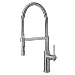 Caressi Stainless steel single lever kitchen mixer stainless steel full stainless steel CA117I ECO 1208920633