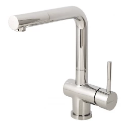 CARESSI Chrome single lever kitchen mixer with pull-out spout chrome CA108CH U ECO 1208920642