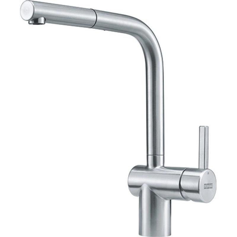 Franke Stainless Steel Brushed Kitchen Faucet Atlas Neo extendable spout inox 115.0521.438