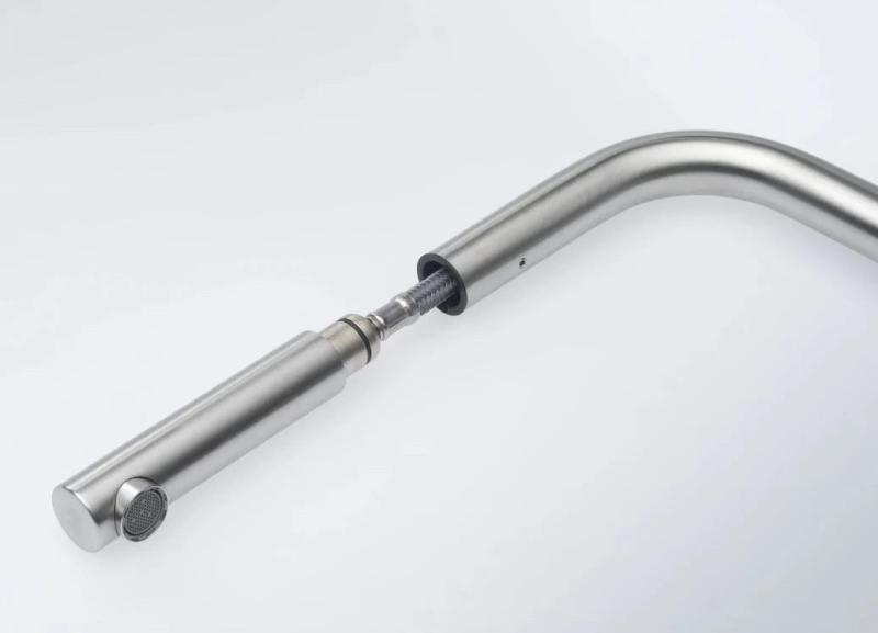 Franke Stainless Steel Brushed Kitchen Faucet Atlas Neo extendable spout inox 115.0521.438