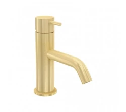 Waterevolution Flow basin tap PVD brushed light gold T110WGE