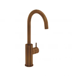 Waterevolution Flow basin tap high model PVD brushed copper T1121FCPE