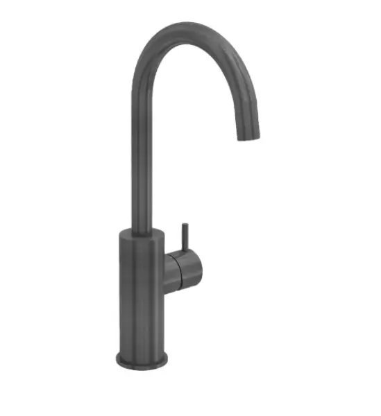 Waterevolution Flow basin tap high model PVD gun metal T1121FGME