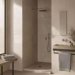 Waterevolution Flow built-in shower thermostat with 1 diverter valve, chrome 1208920984