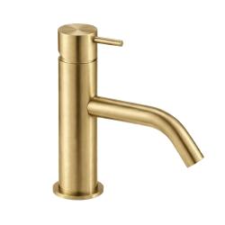 Waterevolution Flow basin tap brushed brass T1101ALE