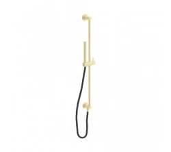 Waterevolution Flow sliding rail set with hand shower 800mm Light Gold T1661WGE