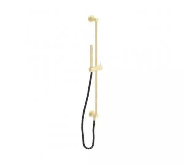 Waterevolution Flow sliding rail set with hand shower 800mm Light Gold T1661WGE