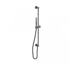 Waterevolution Flow sliding rail set with hand shower 800mm Gun Metal T1661GME