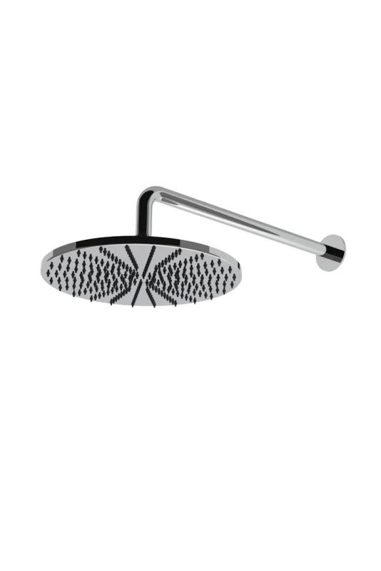 Waterevolution Flow overhead shower 250 mm with wall connection, stainless steel T164125IE