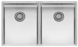 Reginox New York double stainless steel kitchen sink 34x40 + 34x40 T09T11LLU08GDS R28223