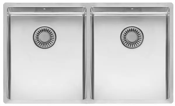 Reginox New York double stainless steel kitchen sink 34x40 + 34x40 T09T11LLU08GDS R28223